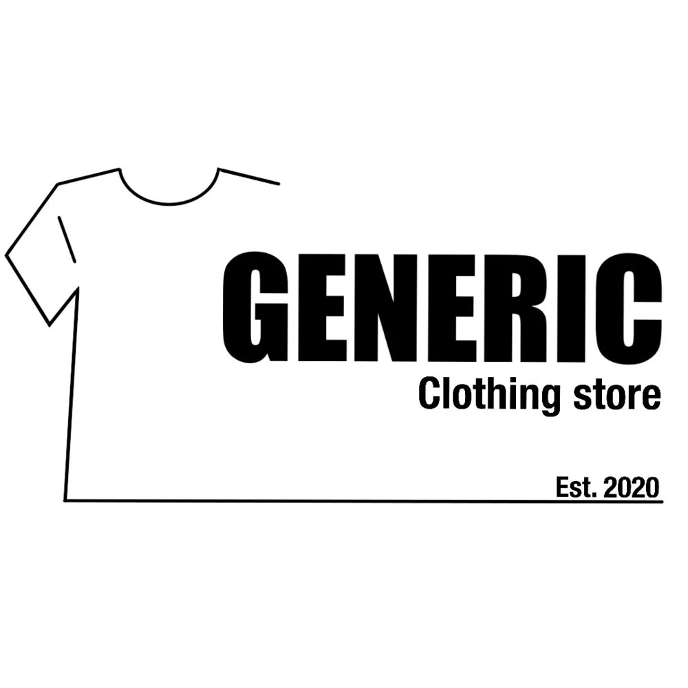 Generic Clothing Store logo, light version